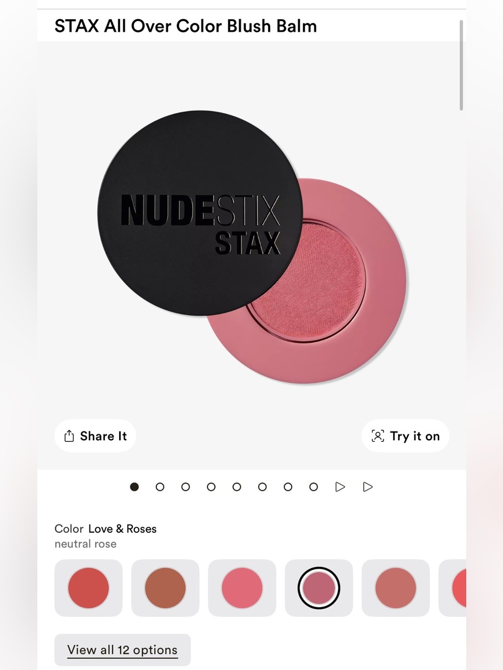 NUDESTIX Stax All Over Blush Balm - Picture 7 of 7